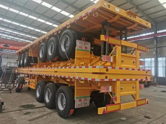 Новый 3-осный полуприцеп 40 футов 40 тонн скелетное шасси грузовик-контейнер бортовой прицеп используемый тракторный прицеп